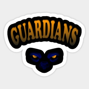 Guardians Gorilla Monkey Eyes Dark Shadow Gift Sticker